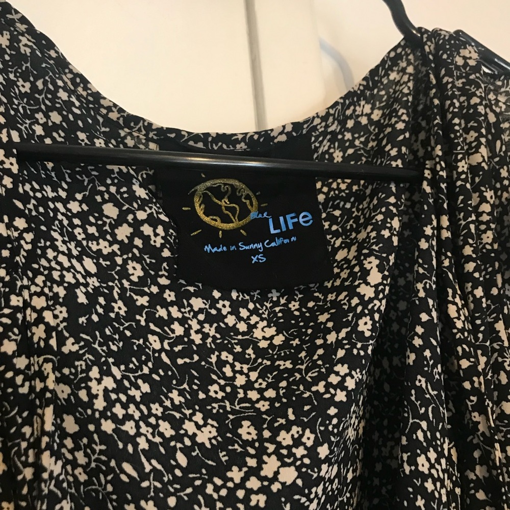 Floral Blue Life Mini Dress - XS - Picture 2 of 10